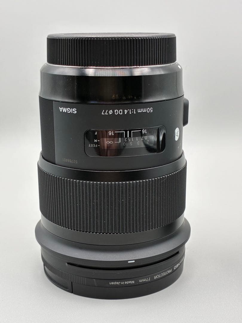 SIGMA50mm F1.4 DG HSM | ArtキヤノンEF用フィルター付