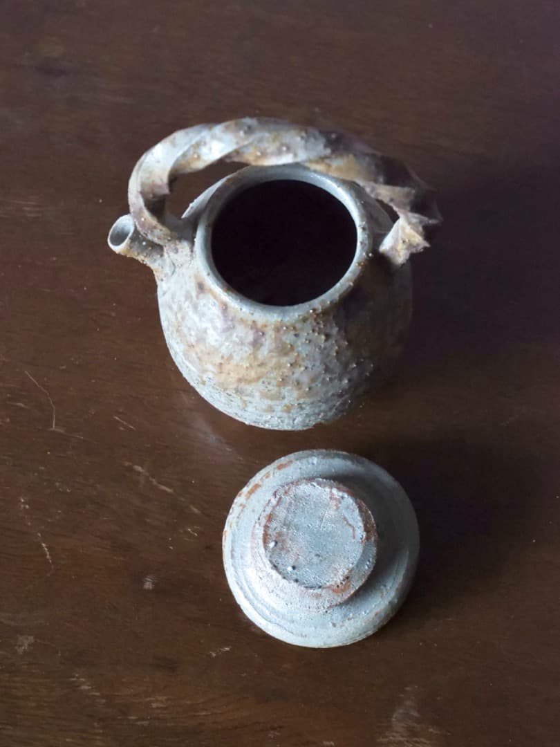 佐藤敏　急須　水注　茶道具　オブジェ　前衛陶芸　現代美術　Q2283