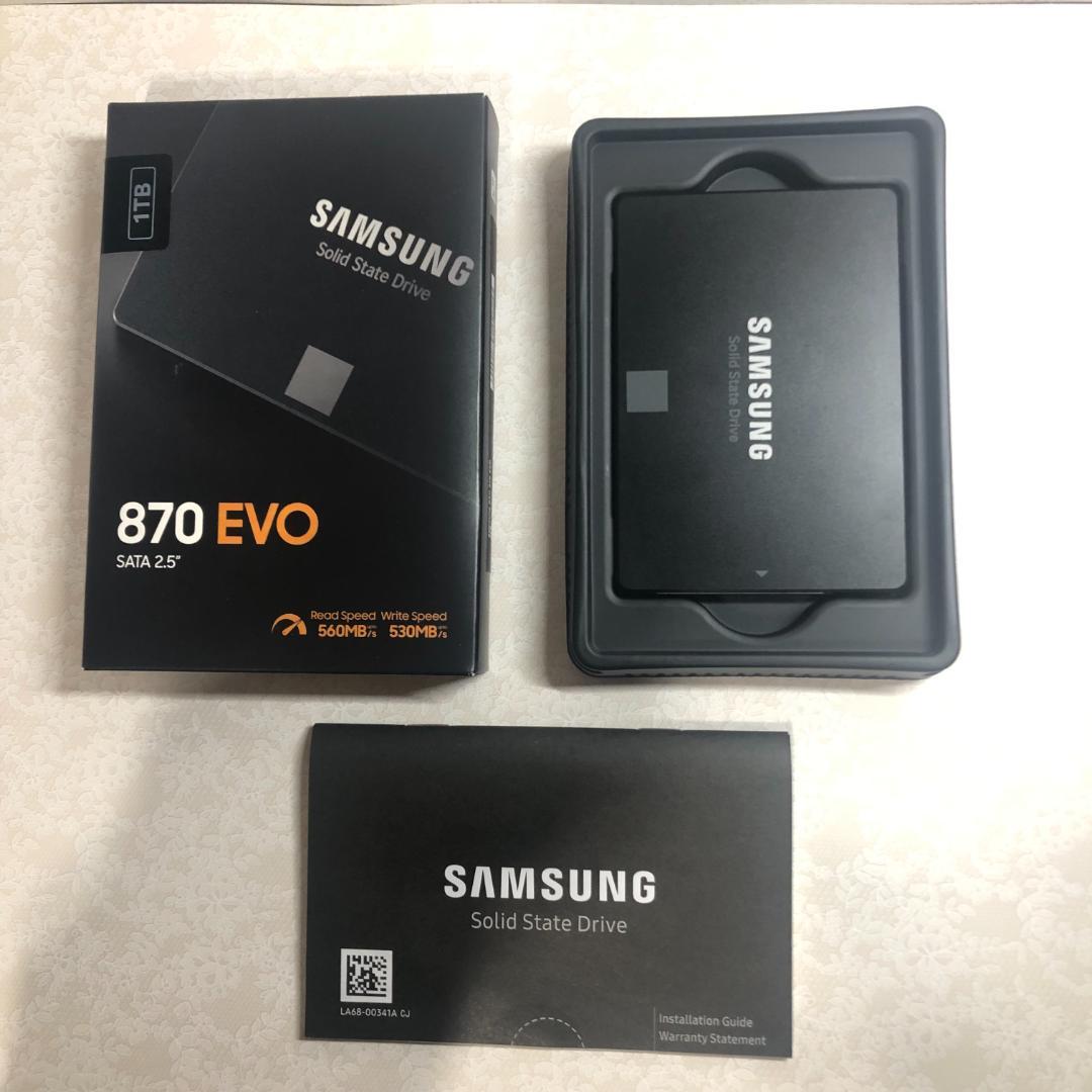 Samsung 870 EVO 1TB（SATA 2.5インチ SSD）