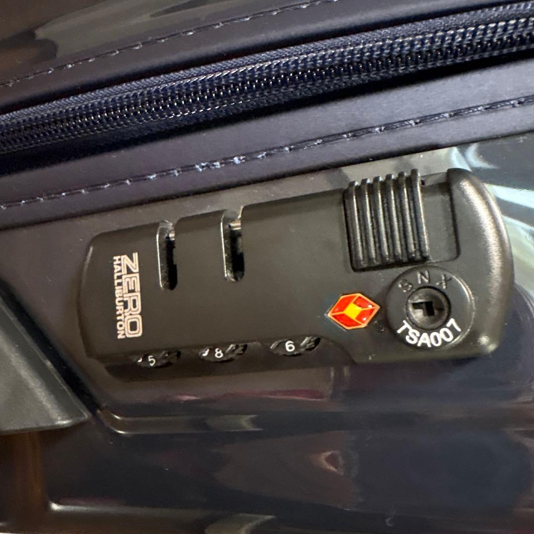 ゼロハリバートン ZRA-X 35L 機内持込可 訳あり（膨れ）ジャンク　ブルー