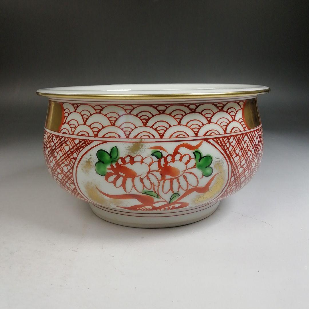 Ｗ３５２　皆具　『色絵　台子皆具』『平安　祥堂 造』　共箱　茶道具