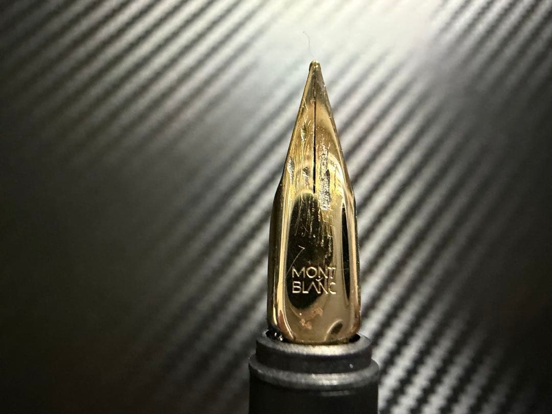 モンブラン ノブレス スリムライン マットブラック M 中字 万年筆