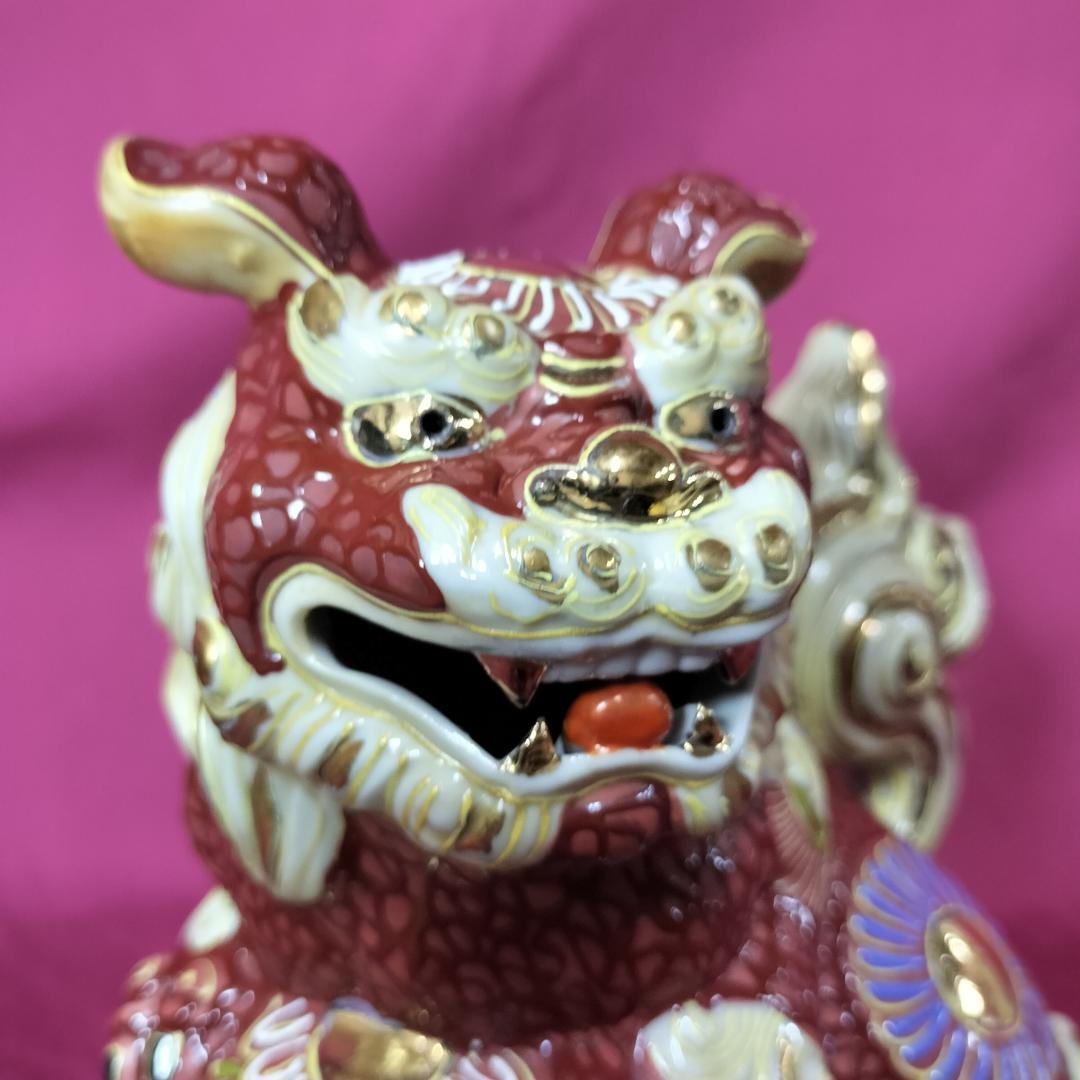 M.Kとさせて頂きました　　九谷焼　夫婦獅子 対獅子