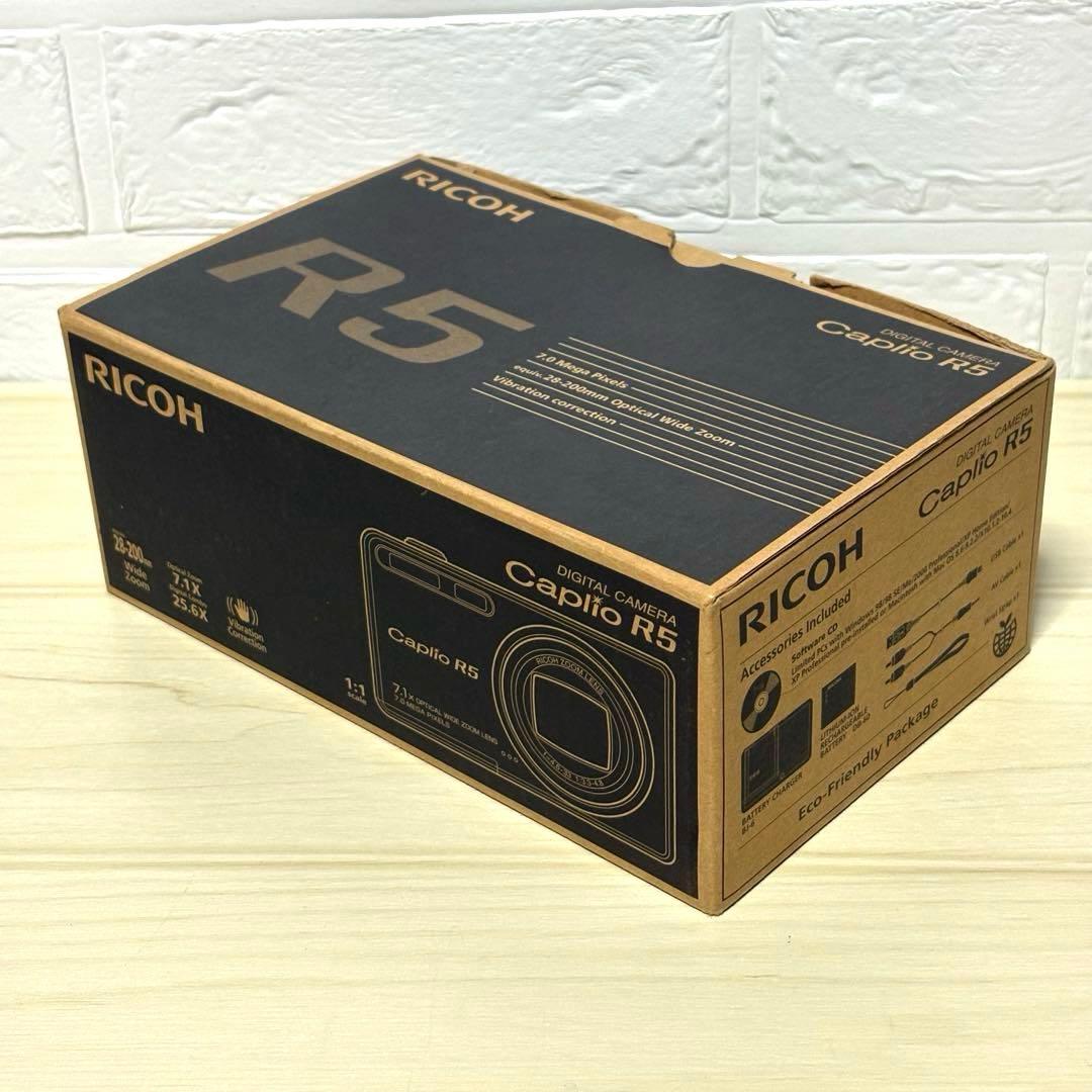 【美品セット】【貴重・箱付き】RICOH Caplio R5 リコー コンデジ
