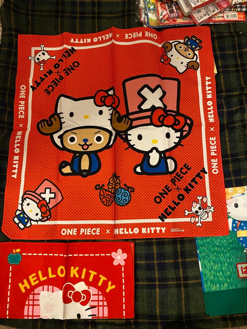 Hello kitty 限定品　まとめ売り　メモ帳 ミニタオル　ハンカチ　巾着