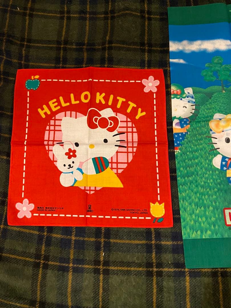 Hello kitty 限定品　まとめ売り　メモ帳 ミニタオル　ハンカチ　巾着