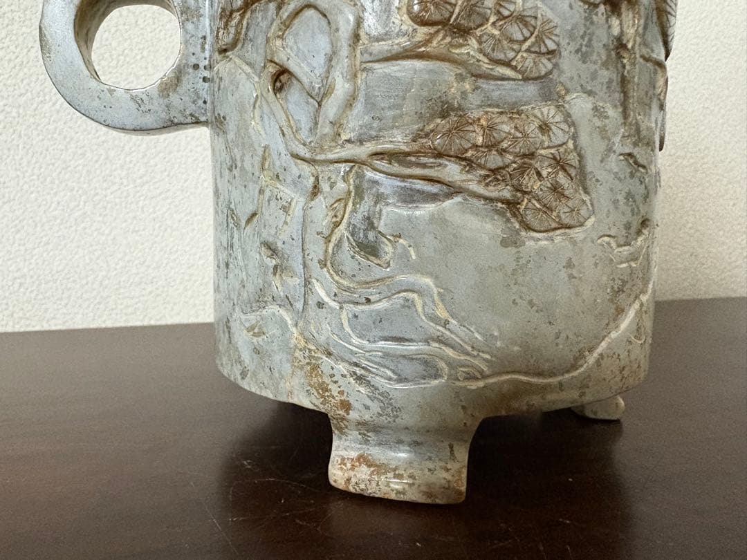 MaisonFJ⭐︎石？の中国的置物　酒器？花瓶？　高さ23cm 2.1