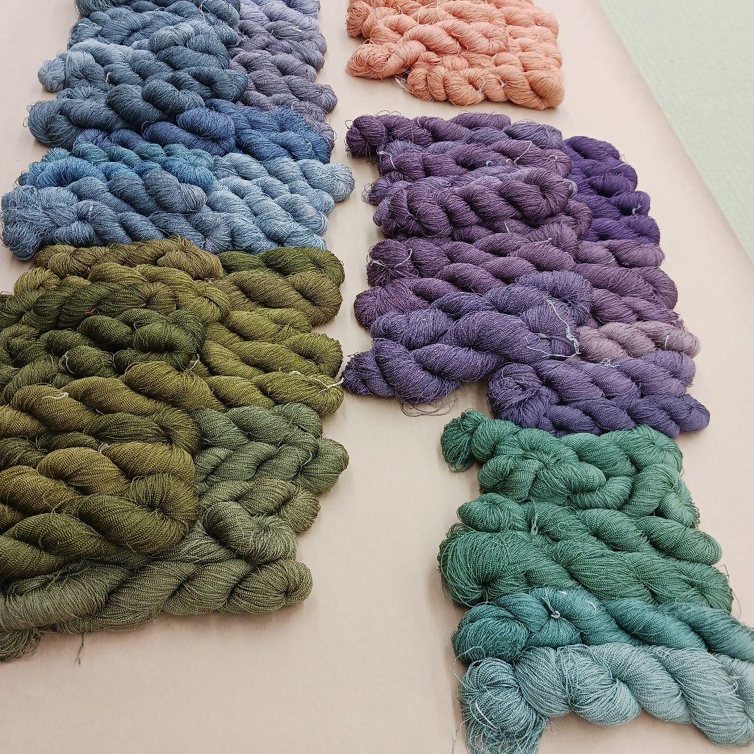 織物、組紐、刺繍手芸用絹糸カベ糸