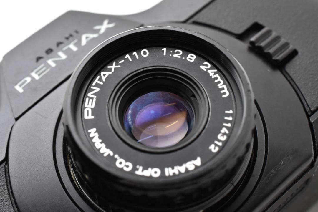 ペンタックス PENTAX auto110 24mm単焦点フィルムトイカメラ