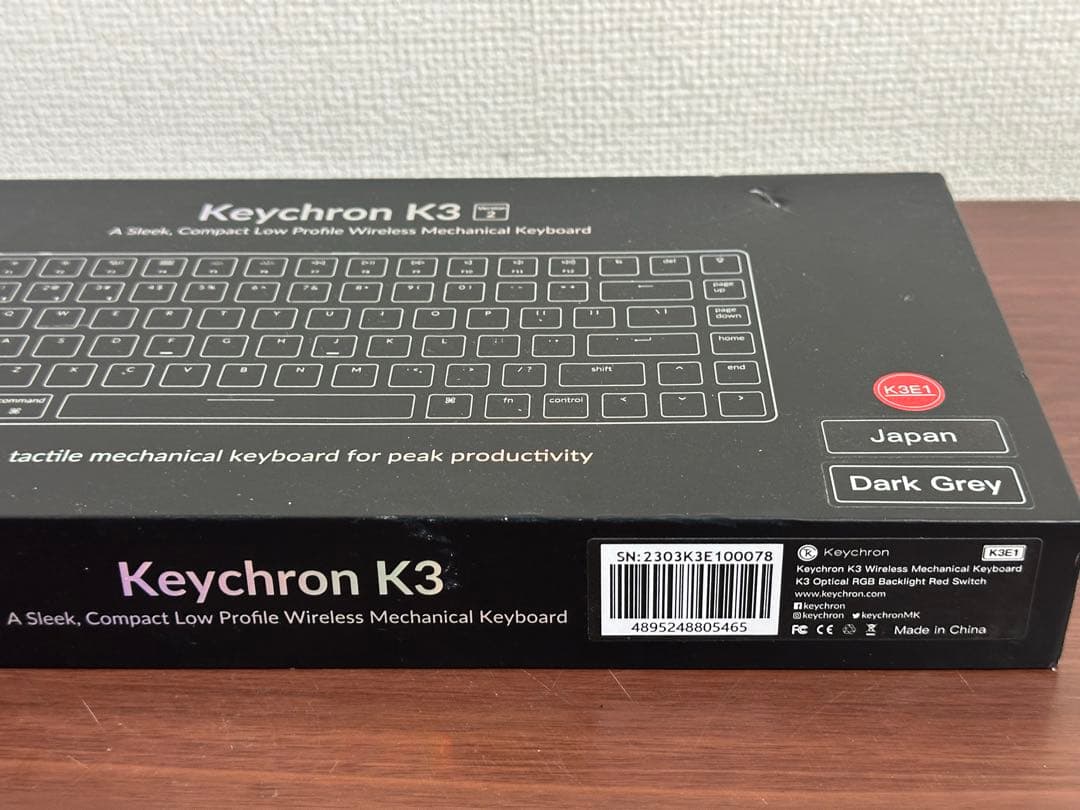 キーボード Keychron K3E1 Bluetooth