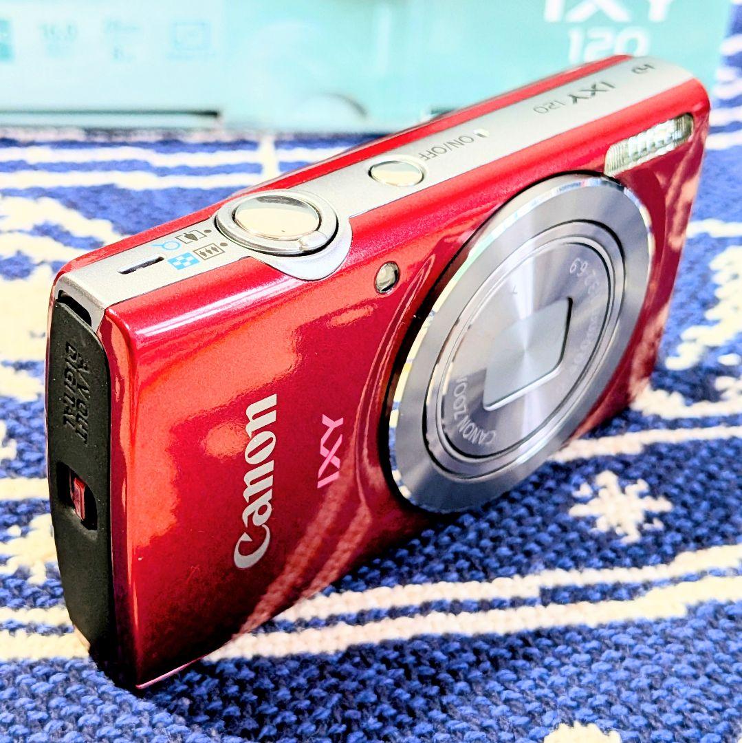 【超極美品】Canon IXY 120 人気のレッド　箱　CCDセンサー