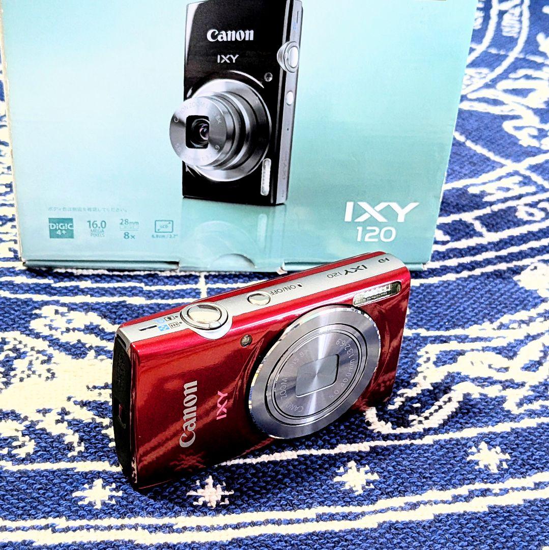 【超極美品】Canon IXY 120 人気のレッド　箱　CCDセンサー