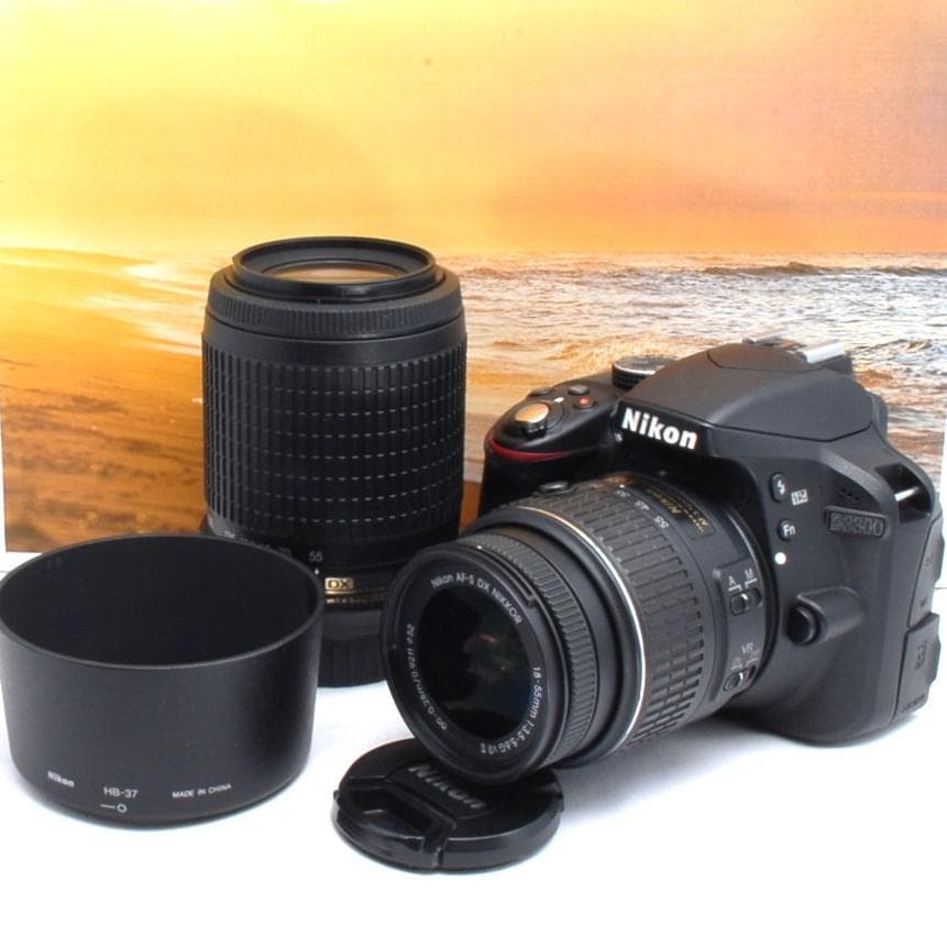 ★ショット数少★スマホ転送OK★Nikon D3300★望遠レンズセット★