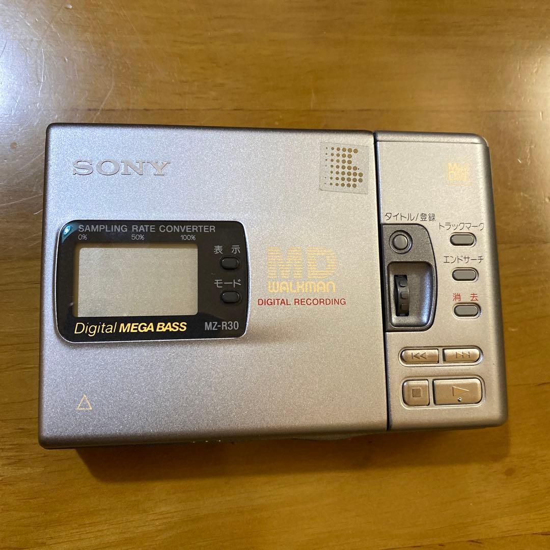 SONY ポータブルMDレコーダー MZ-R30　未使用品訳あり