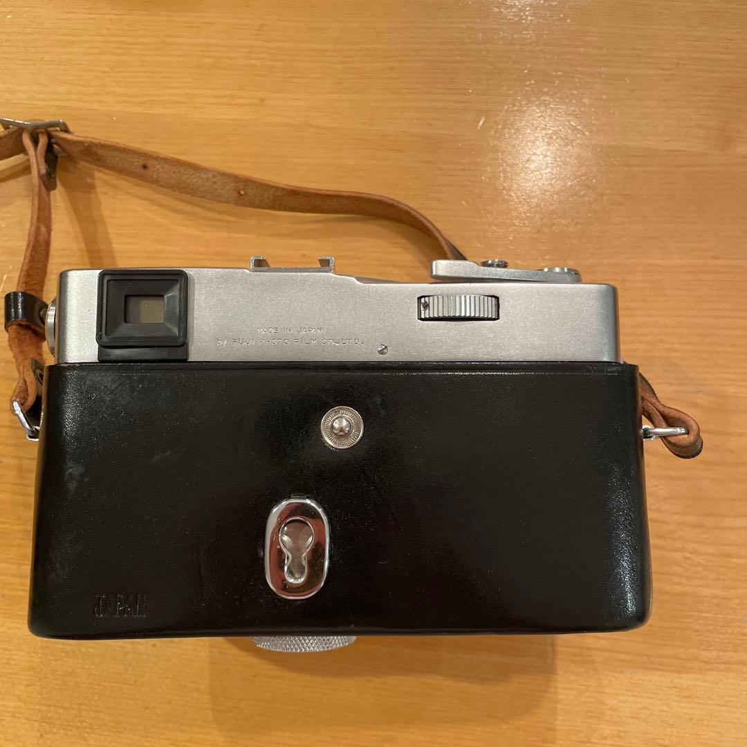 FUJICA V2フィルムカメラ レザーケース付き