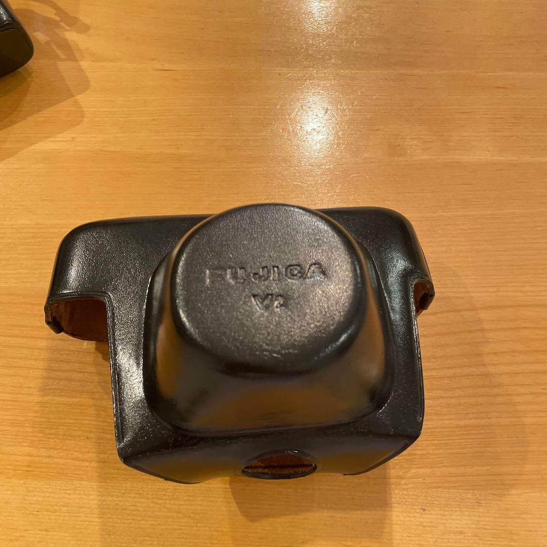 FUJICA V2フィルムカメラ レザーケース付き