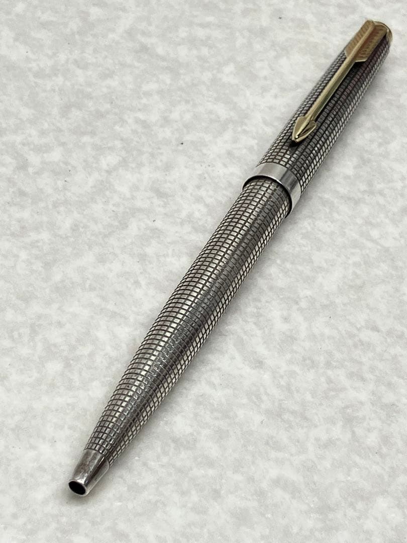 Z04）パーカー PARKER 75 ボールペン スターリングシルバー シズレ
