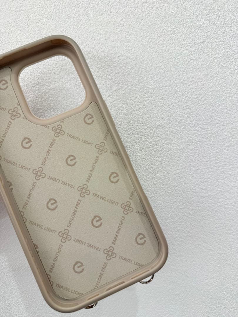 【16pro】CUSTYPE ハート iPhoneケース トープ ベージュ