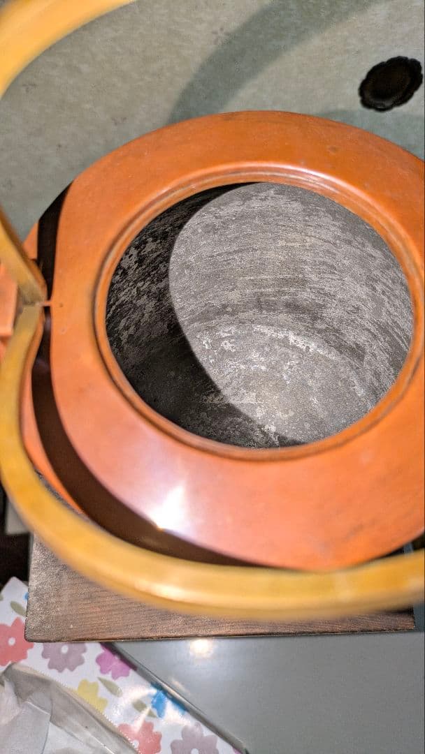 アンティーク　骨董品　槌目　銅製　茶道具　やかん器　水次　水差し　水注