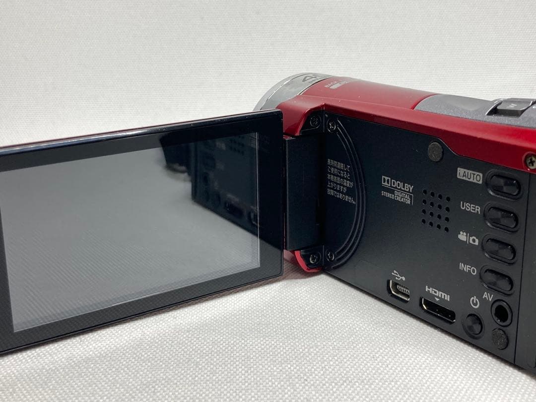 概ね美品　JVC　Victor　Everio　GZ-HM390-R　b34a49