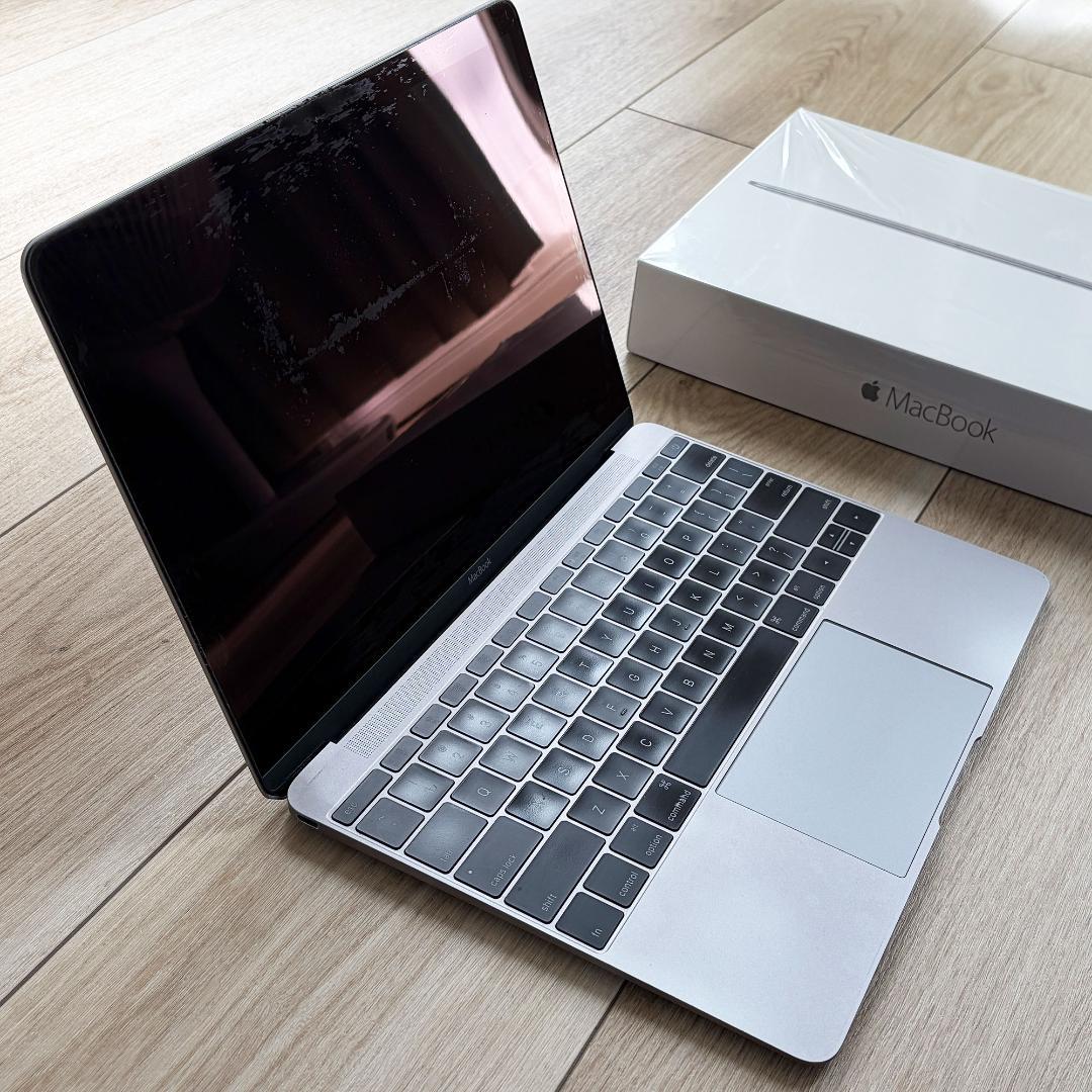 【ジャンク】MacBook12 2015 8GB/512GB USキー Sグレイ