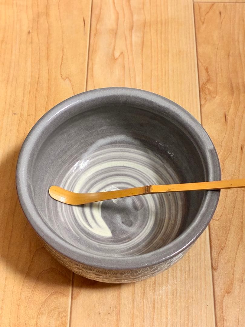 木製茶箱 4段収納 茶器付き