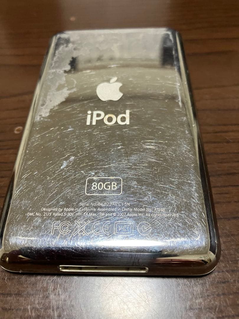 iPod classic 第6世代（MB029J）80GB シルバー