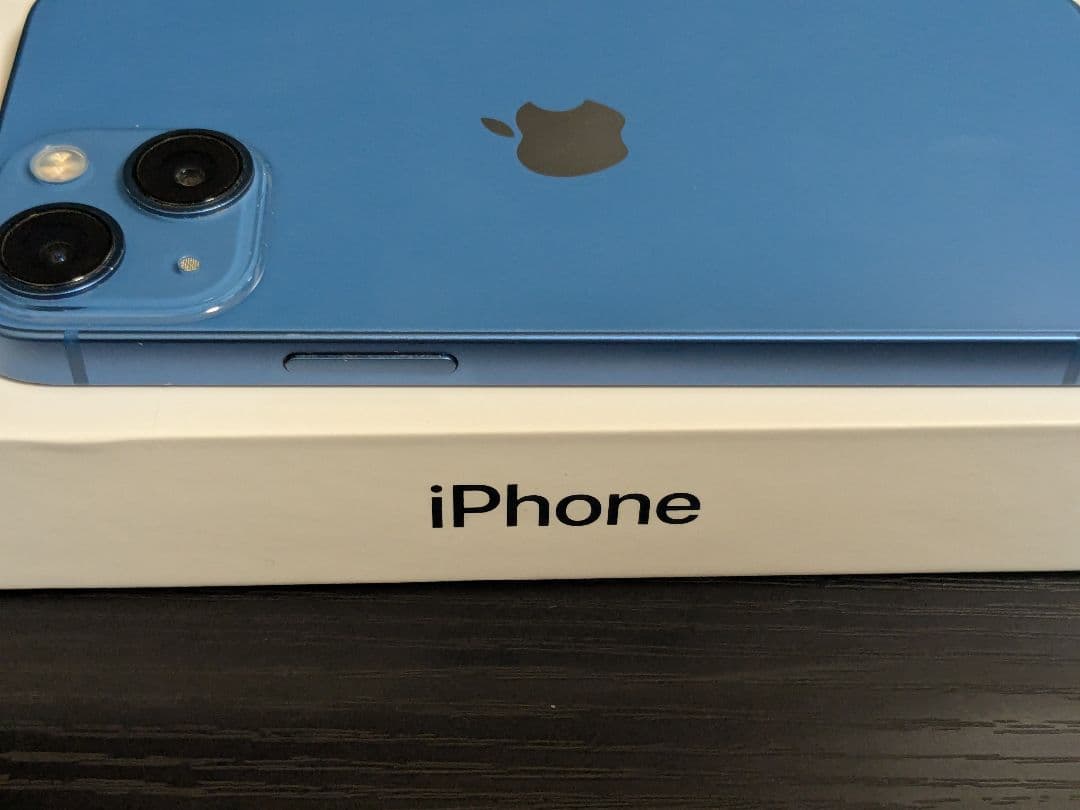 中古　iPhone13mini 128GB ブルー　SIMロック解除済み