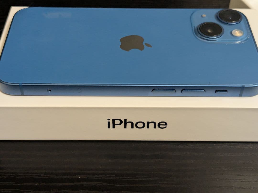 中古　iPhone13mini 128GB ブルー　SIMロック解除済み