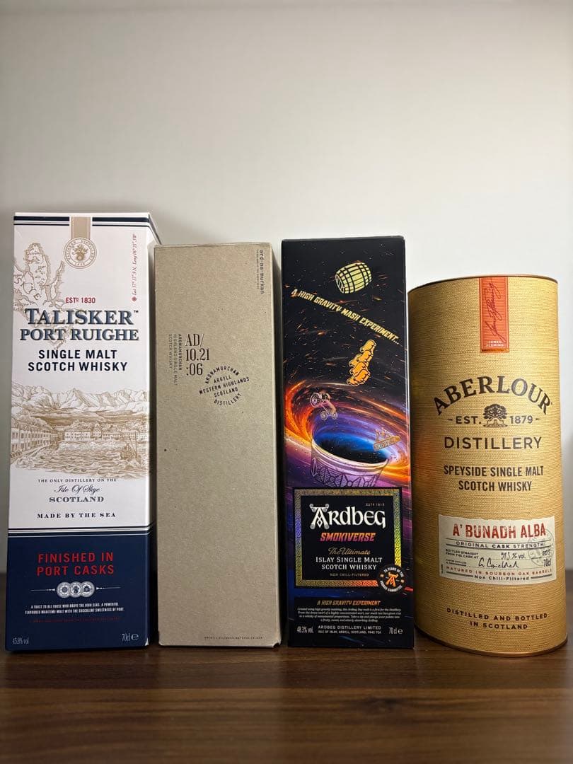 Ardbeg 限定ボトル＋タリスカー他 4本セット