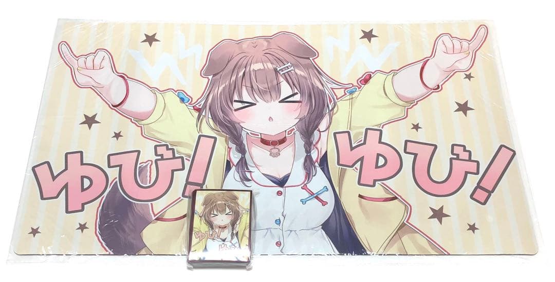 ホロライブ 戌神ころね ゆび！ゆび！ スリーブ プレイマット セット 白詰草
