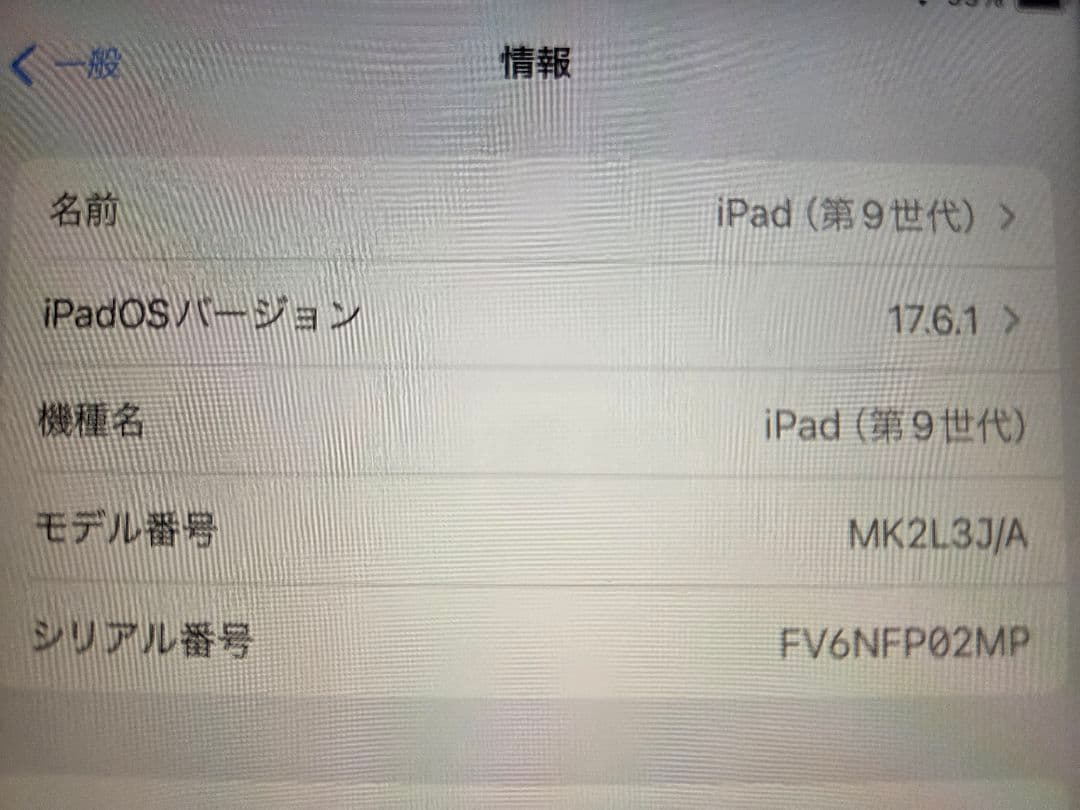 iPad本体 Re:new