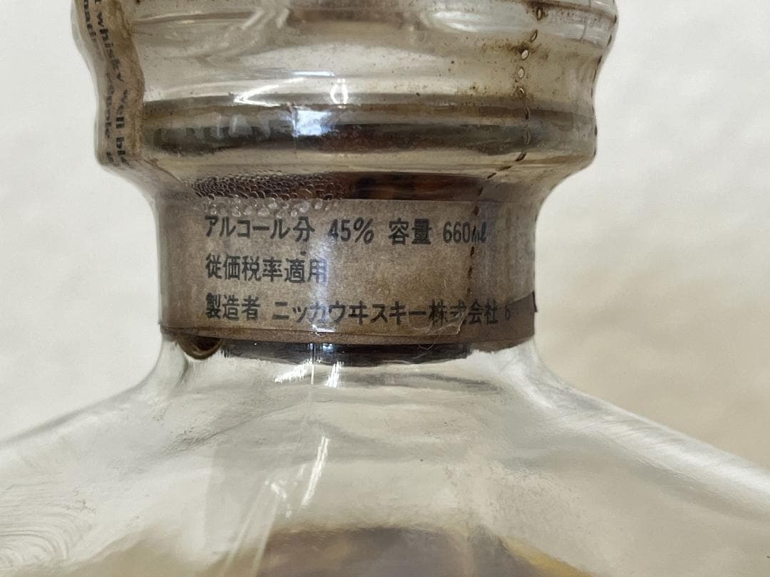 未開栓！【ニッカ】 古酒 ブレンドオブニッカ 600㎖ ウイスキー特級・従価税率
