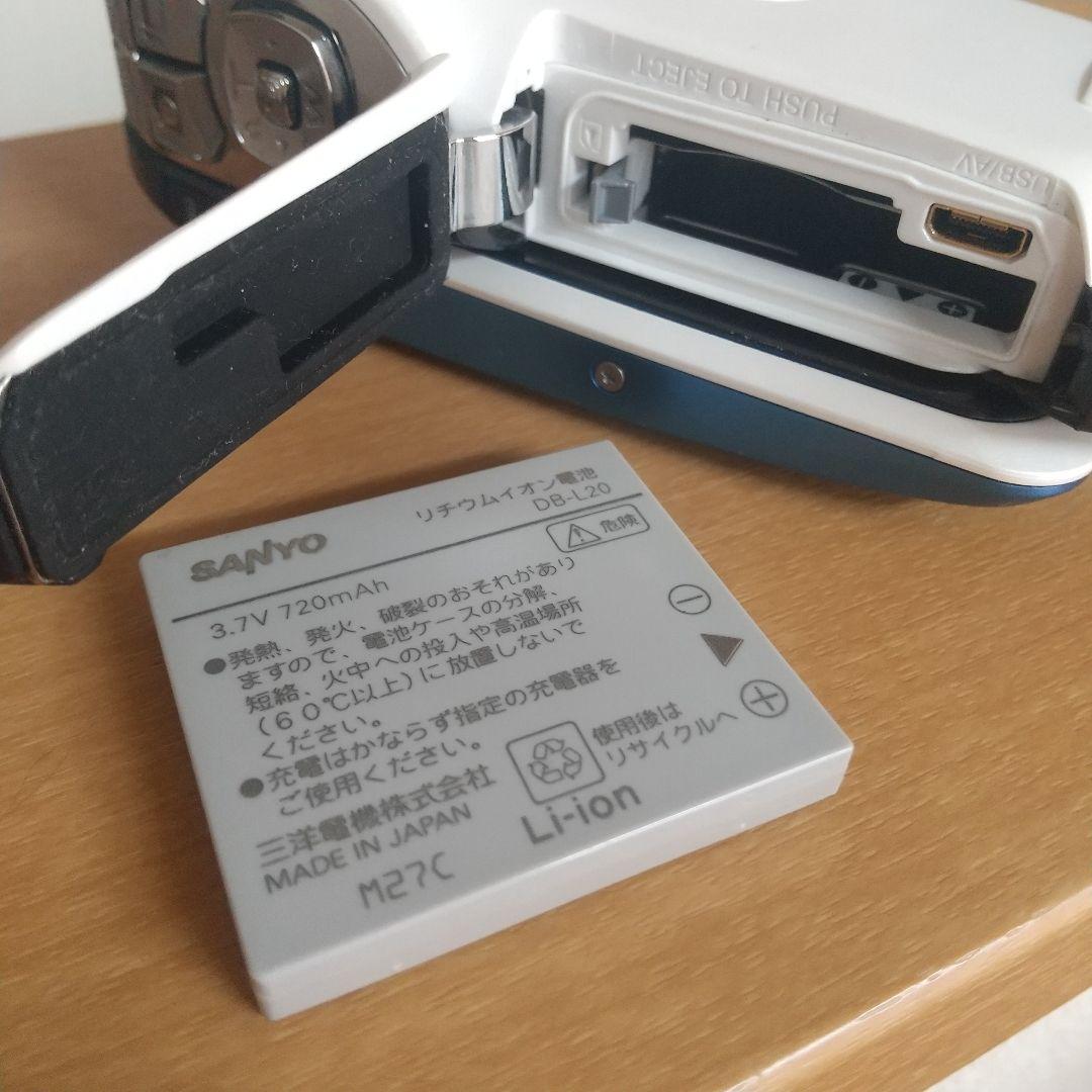 SANYO Xacti 'DMX-CA8 ブルー ハンディーカム　ビデオカメラ