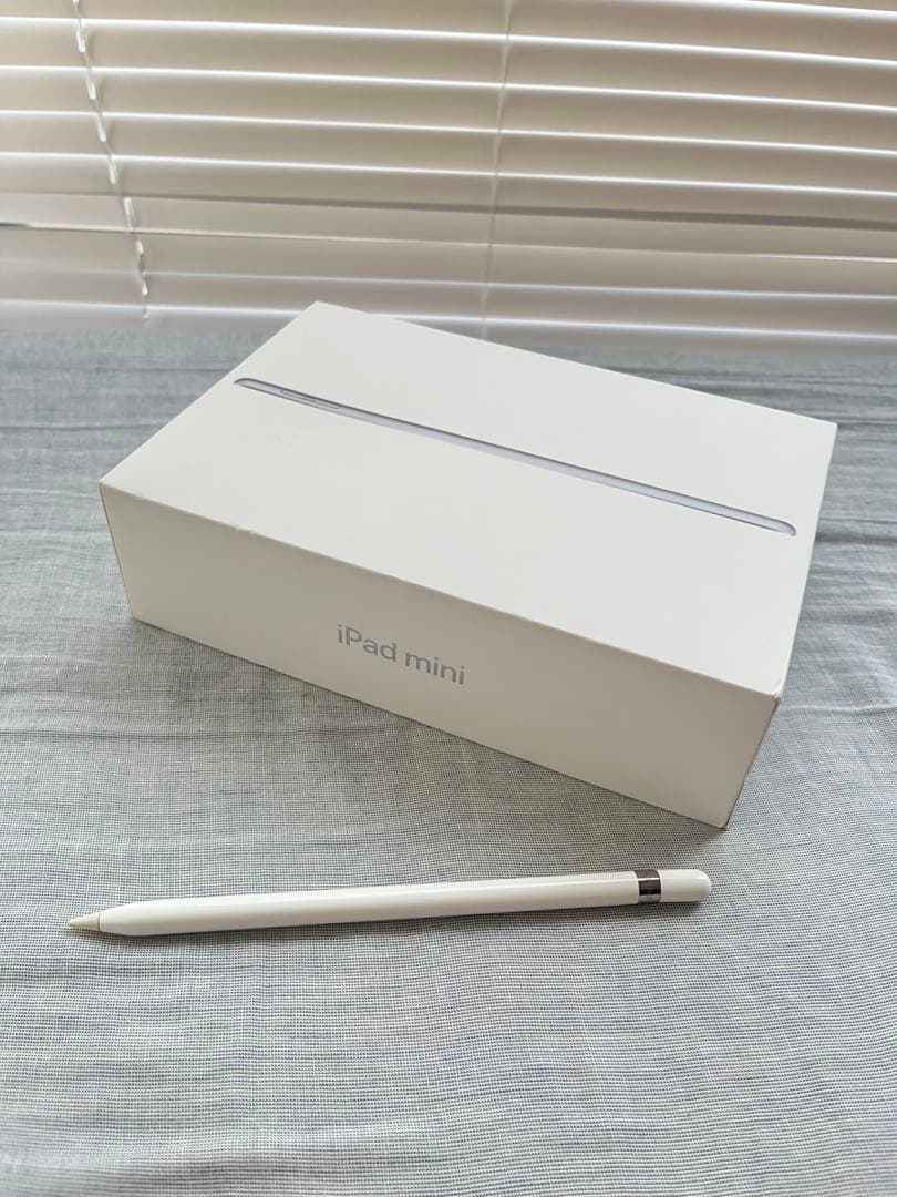 【極美品】iPad mini 5 256G Wi-Fi シルバー　pencil付