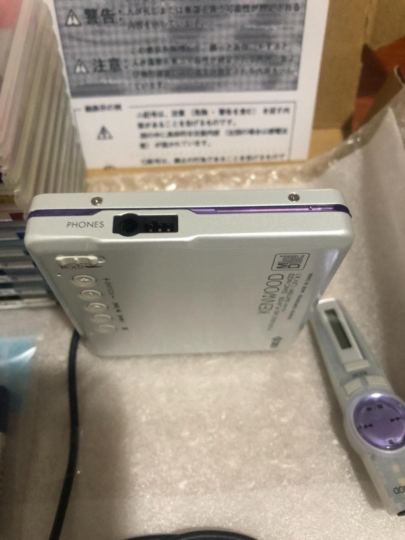 KENWOOD DMC-M33 ポータブルMDプレーヤー　動作良好♬　美品