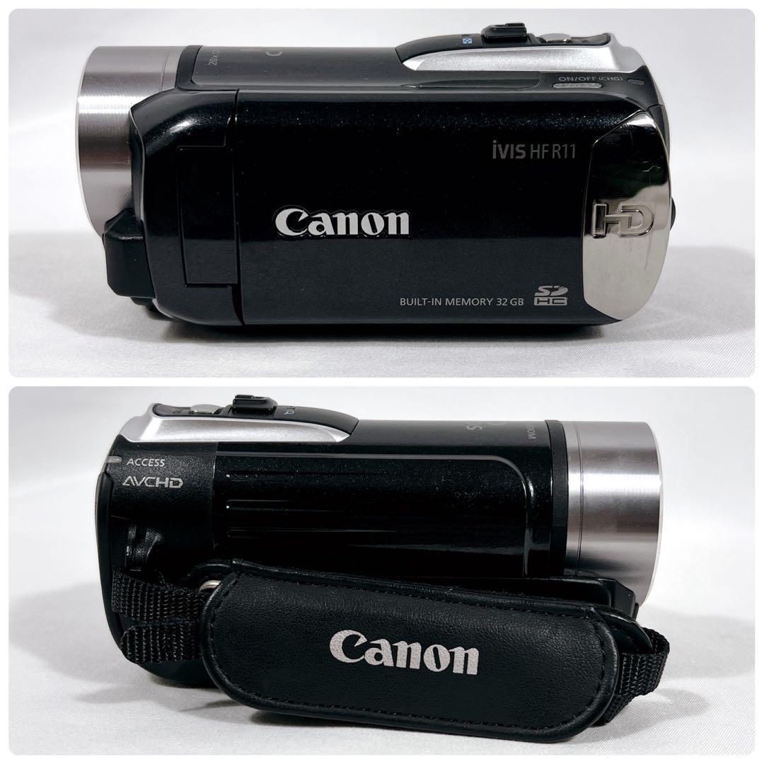 Canon キャノン　HD ビデオカメラ　ivis HF R11　ブラック