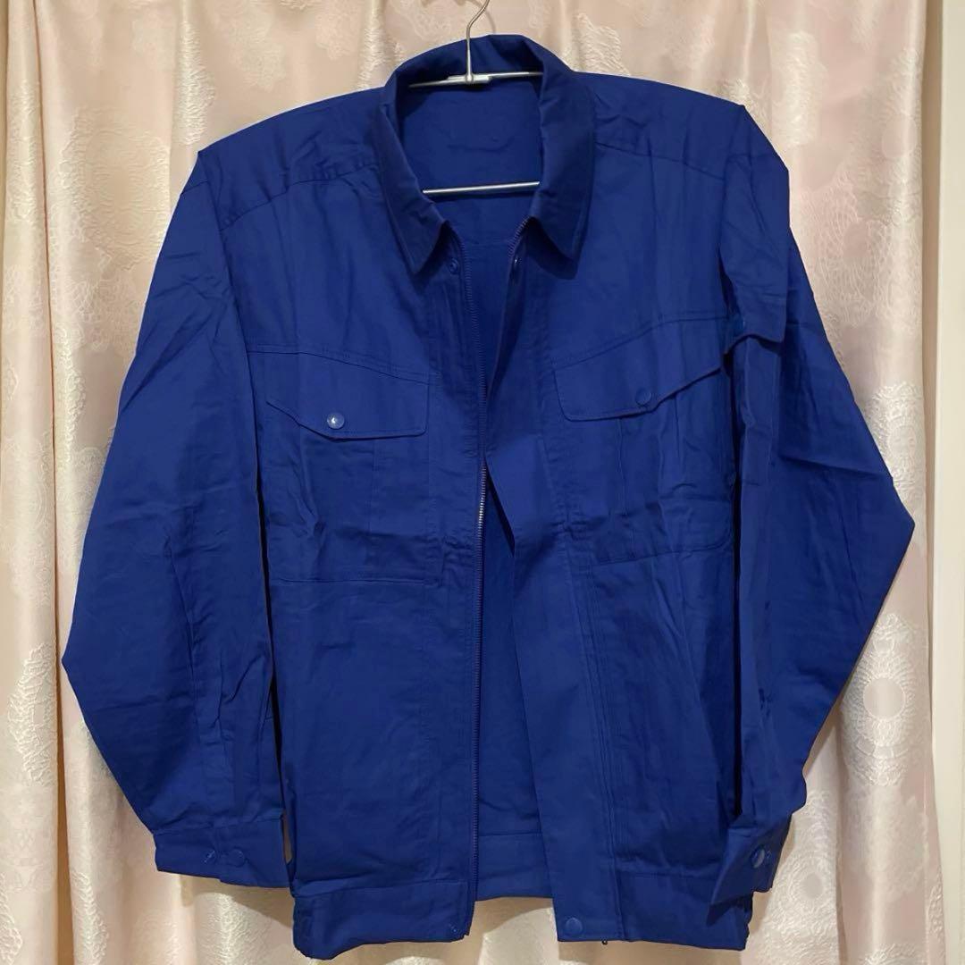 空調服B 長袖　新品未使用　Ｌサイズ×５枚 綿100% ボタンタイプ