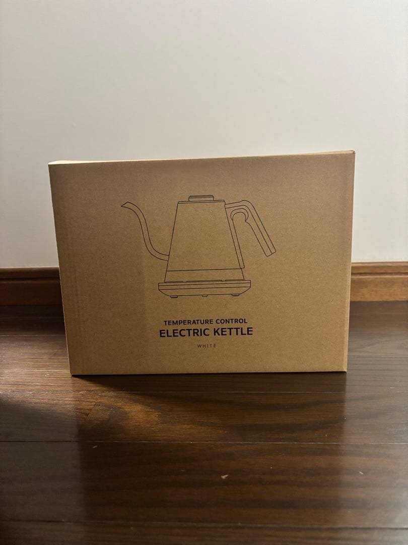 【新品】モダンデコ 0.6L 温度調整機能付き　電気ケトル ホワイト