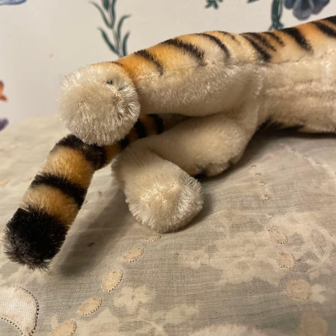 ヴィンテージ シュタイフ　トラ　ぬいぐるみ