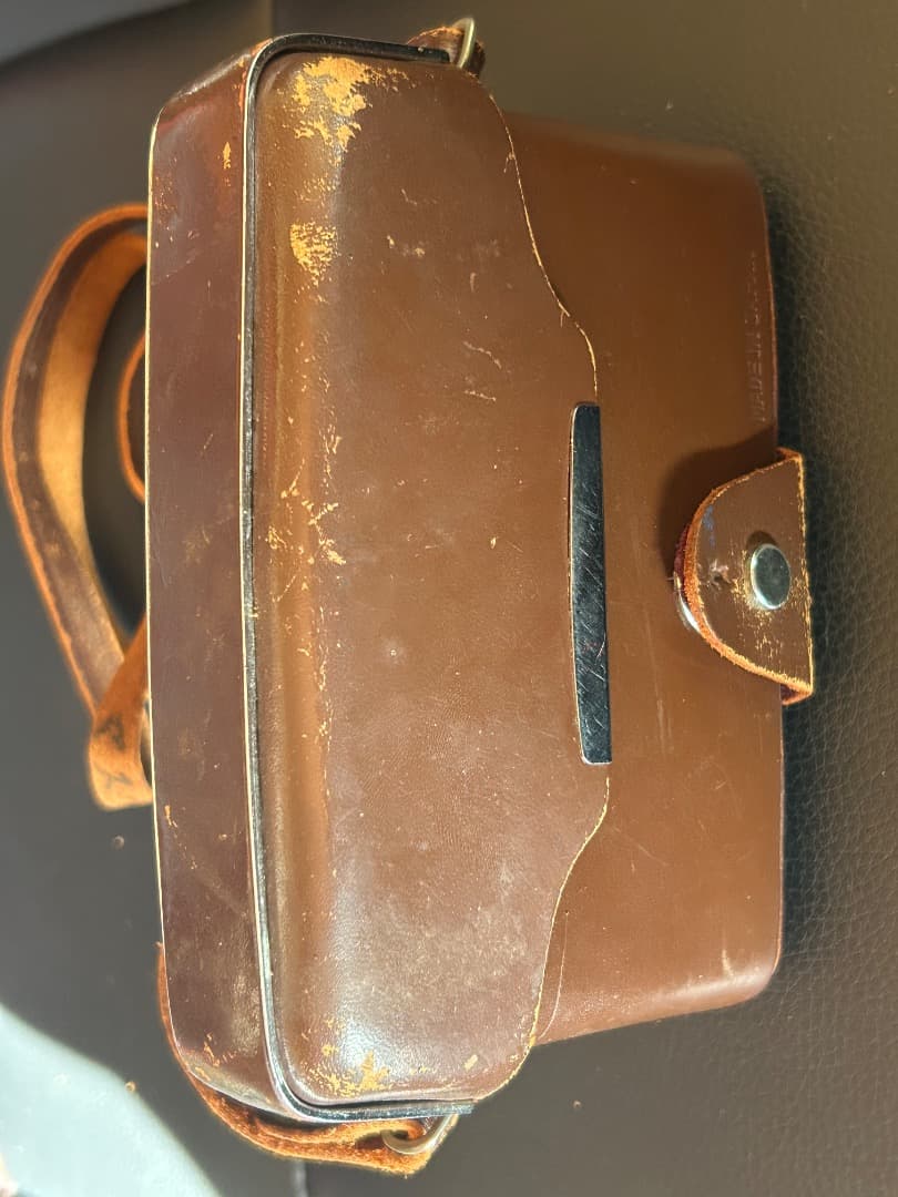MAMIYA EE 35mm フィルムカメラ 本革ケース付き 動作未確認