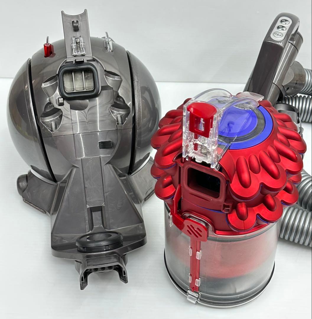 中古綺麗　動作保証　ダイソン　掃除機　ダスト　ホース セット　本体　赤　CY24