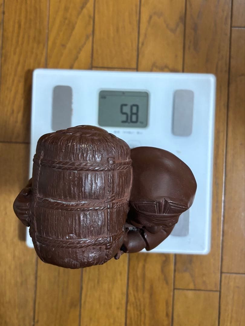 大黒天　骨董　銅製置物 秀峰　高さ31cm 重さ5.8kg