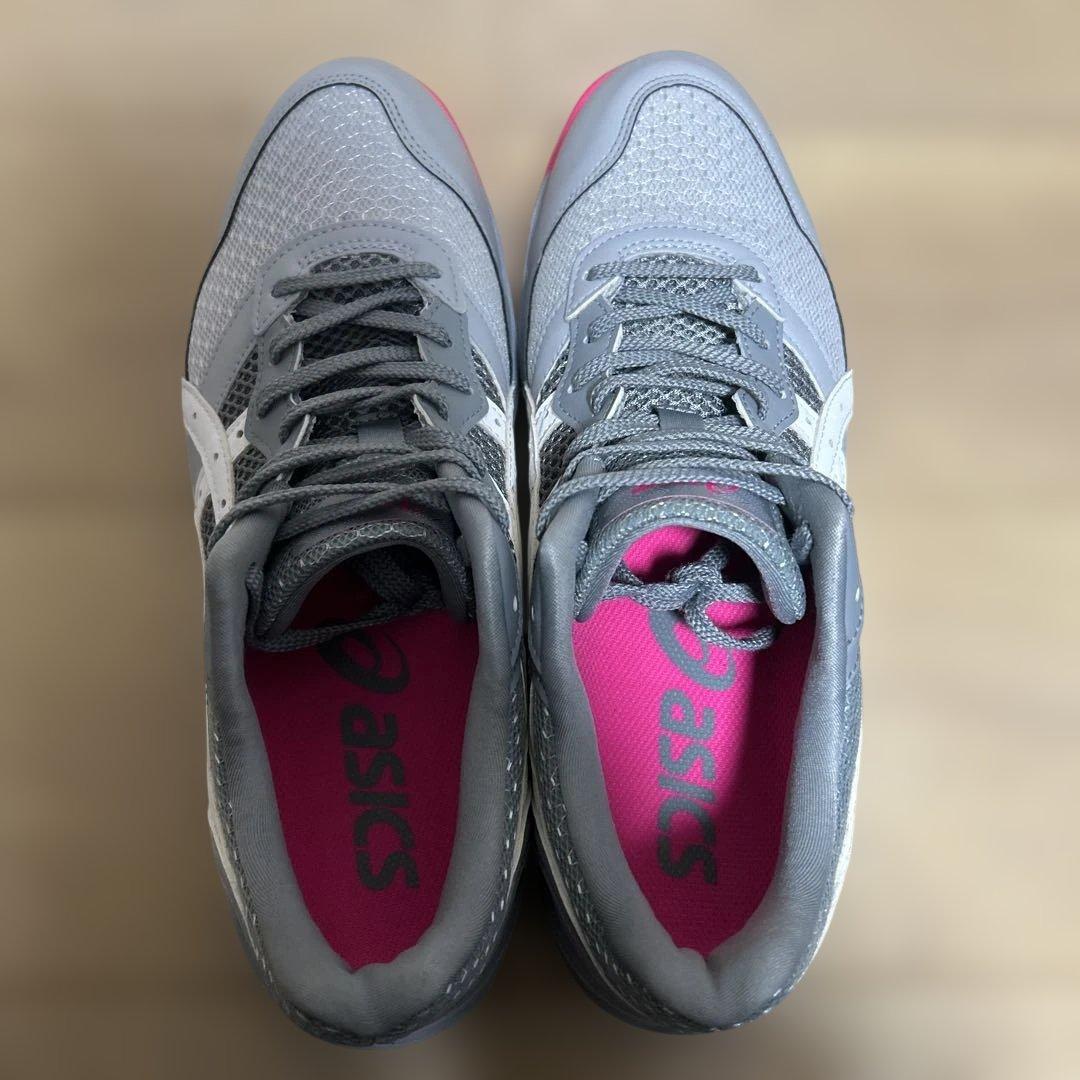 【美品】ASICS 安全靴 27.0cm CP210 ミッドグレー