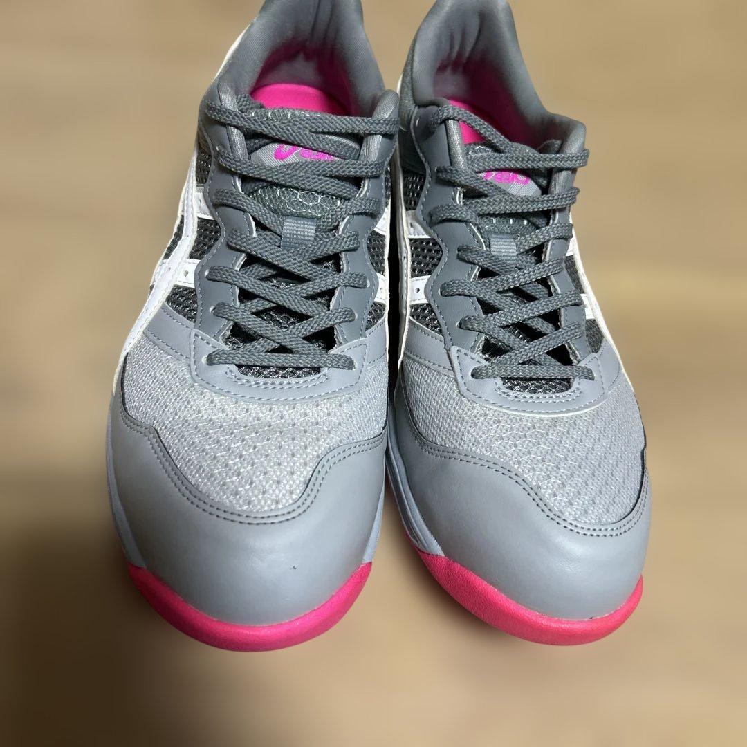 【美品】ASICS 安全靴 27.0cm CP210 ミッドグレー