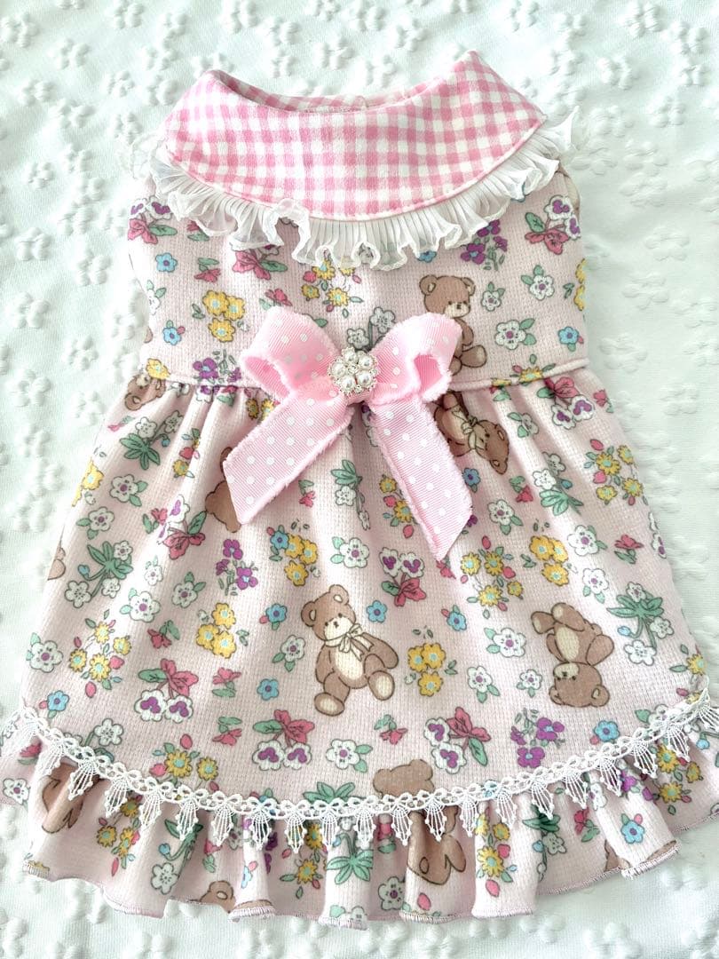 えーちゃん 犬服ハンドメイドワンピース