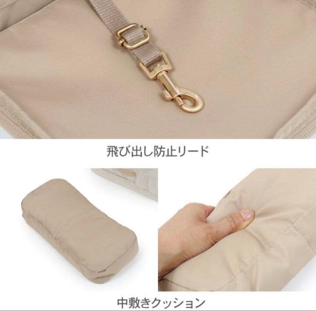 犬用 キャリーバッグ ペットパラダイス リュック ベージュ キルティング