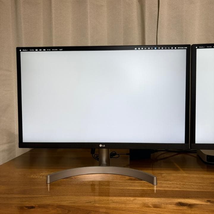 【2台セット売り】LG 24ML600S-W 23.8インチ 液晶モニタ