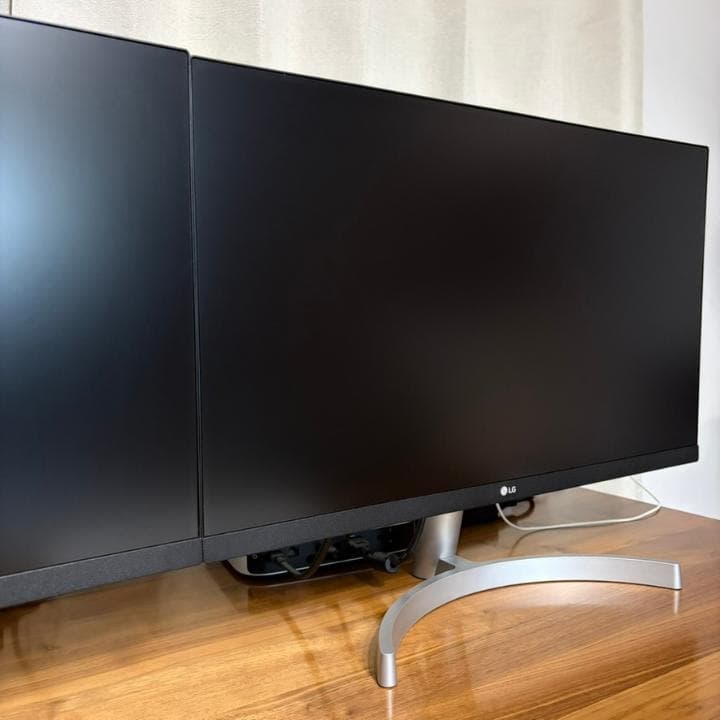 【2台セット売り】LG 24ML600S-W 23.8インチ 液晶モニタ
