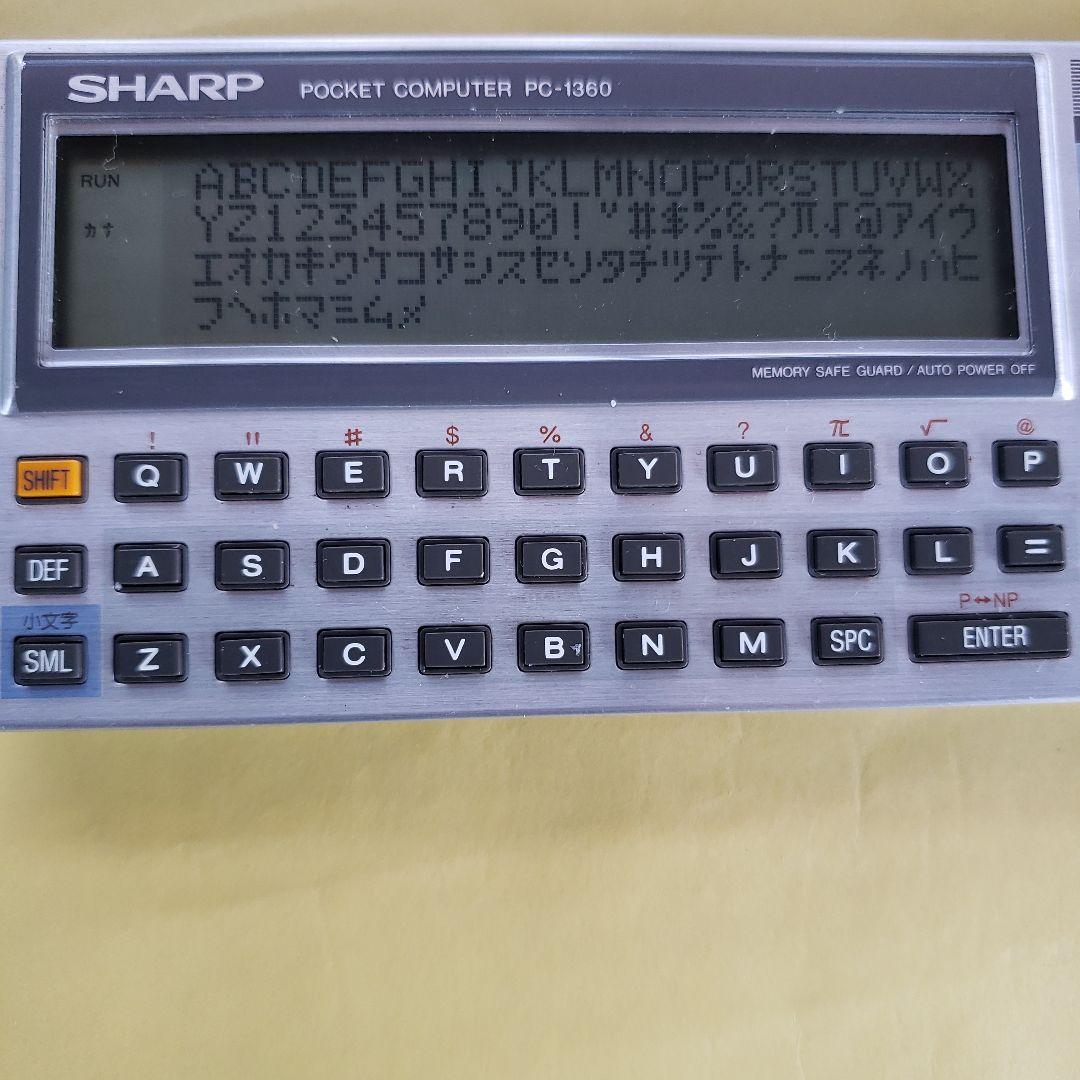 【希少・美品】SHARP ポケットコンピュータ PC-1360 RAMカード2枚